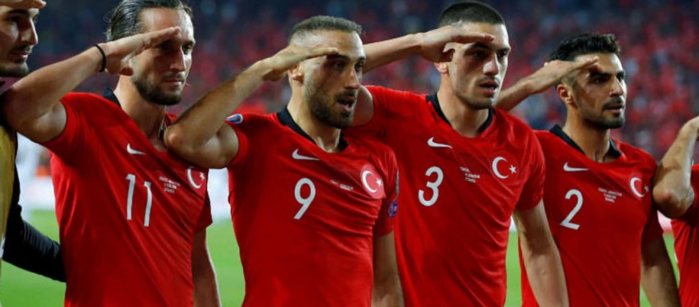 Επίθεση Ρ.Τ.Ερντογάν κατά UEFA για έρευνα που διέταξε σχετικά με τον χαιρετισμό των παικτών της Εθνικής Τουρκίας
